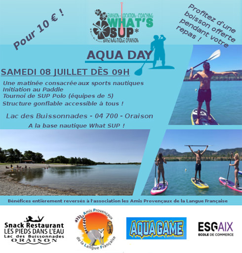 aqua day - ESG Aix aqua day - ESG Aix